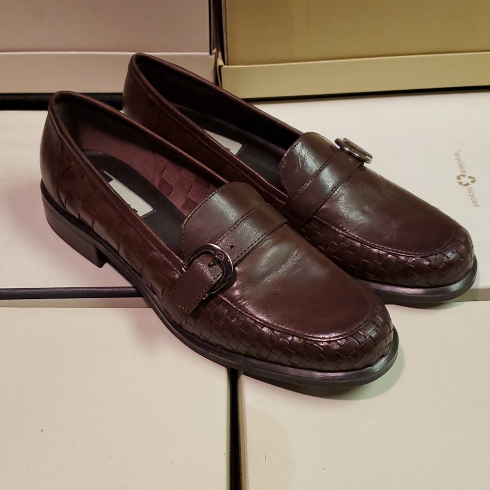 Vintage Fremont Danelle Chocolate Leather Loafers